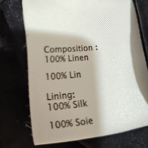 3.1 Phillip Lim Belted Linen Mini Skirt Gray Size 8 - Picture 4 of 5